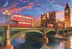 Trefl Wood Craft Origin puzzle Westminstrska palača, Big Ben, London 501 kosov