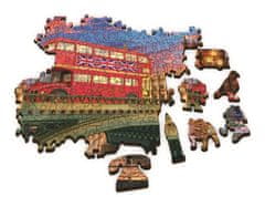 Trefl Wood Craft Origin puzzle Westminstrska palača, Big Ben, London 501 kosov