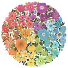 Ravensburger Okrogla sestavljanka Krog barv: Rože 500 kosov