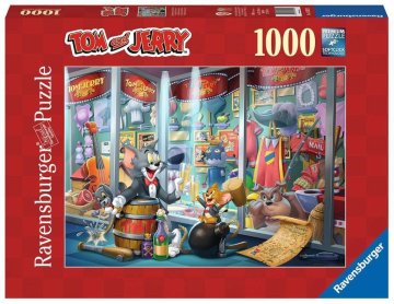 Ravensburger Puzzle Tom & Jerry: Dvorana slavnih 1000 kosov