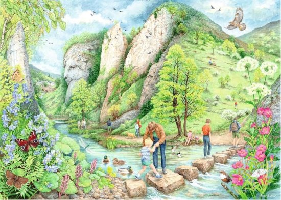Ravensburger Puzzle Walks št. 2: Dovedale 1000 kosov