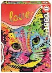Educa Puzzle Naklonjenost mačje ljubezni 1000 kosov
