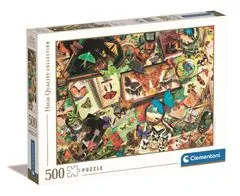 Clementoni Puzzle Zbiralec metuljev 500 kosov