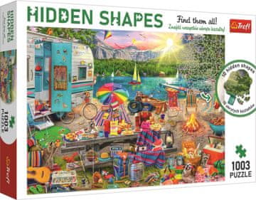Trefl Puzzle Hidden Shapes: Izlet z avtodomom 1003 kosov