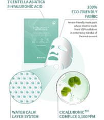 MIZON Vlažilna maska za obraz s hialuronsko kislino Cicaluronic (Water Fit Mask) 24 g