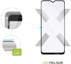 FIXED Full-Cover zaščitno steklo za Samsung Galaxy A03, kaljeno, čez celoten zaslon, črno (FIXGFA-862-BK)