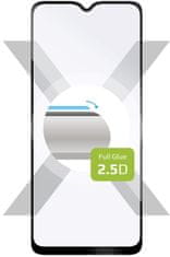 FIXED Full-Cover zaščitno steklo za Samsung Galaxy A03, kaljeno, čez celoten zaslon, črno (FIXGFA-862-BK)