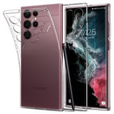 Spigen Liquid Crystal ovitek za Samsung Galaxy S22 Ultra 5G, prozoren