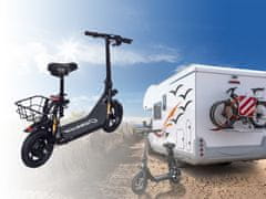 Manta MES1202H Flinstone II električni skiro, 30,48 cm, 20km/h, do 30km, 120kg, črn (MAN-MES1202H)