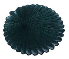 Miloo Home Palma Teal Servirni Krožnik 33 Cm