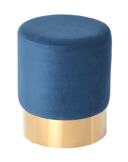 Miloo Home Pouffe Noche 35X35X42 Cm Modra