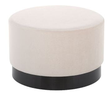 Miloo Home Pouffe Nuevo Nero 55X35Cm Žametno Bež