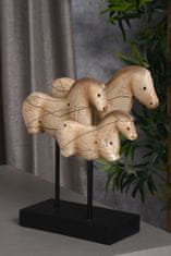 Miloo Home Figurica 3 Konji Antični 35X13X39 Cm