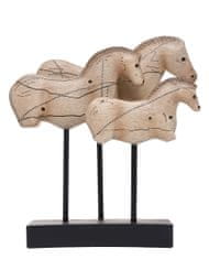Miloo Home Figurica 3 Konji Antični 35X13X39 Cm