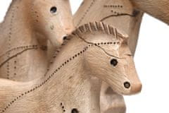 Miloo Home Figurica 3 Konji Antični 35X13X39 Cm