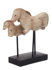 Miloo Home Figurica 3 Konji Antični 35X13X39 Cm