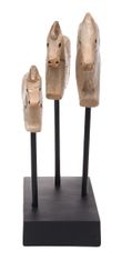 Miloo Home Figurica 3 Konji Antični 35X13X39 Cm
