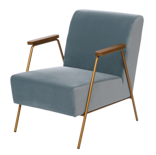 Miloo Home Fotelj Arties Blue 61X79X75Cm