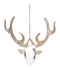 Miloo Home Kristalni Obesek Jelen 10 Cm