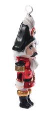 Miloo Home Ročno Okrašeno Steklo Nutcracker Bauble 15Cm