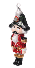 Miloo Home Ročno Okrašeno Steklo Nutcracker Bauble 15Cm