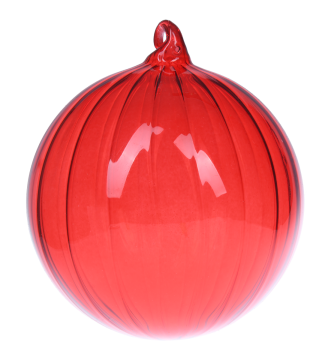 Miloo Home Rdeča Prozorna Bombica 12 Cm