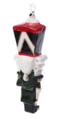 Miloo Home Ročno Okrašeno Steklo Nutcracker Bauble 14Cm