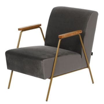 Miloo Home Fotelj Arties Siva 61X79X75Cm
