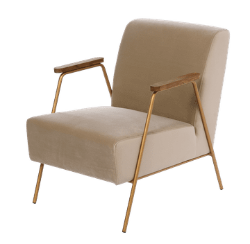 Miloo Home Fotelj Arties Beige 61X79X75Cm