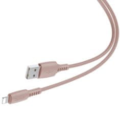 BASEUS barvni kabel usb / lightning kabel 2,4a 1,2 m roza (caldc-04)