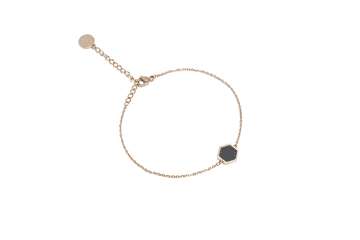 BeWooden ženske zapestnica Lux Hexagon Bracelet S/M 17-21 cm