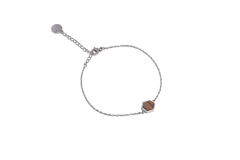 BeWooden ženske zapestnica Lini Hexagon Bracelet S/M 17-21 cm