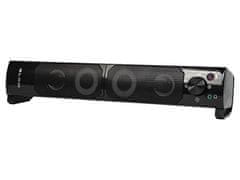 Blow MS-28 računalniški zvočniki soundbar, 2v1, 2.0 Stereo, USB, Bluetooth, RGB LED osvetlitev, črni (ZV-BL-PC-MS28-66379)