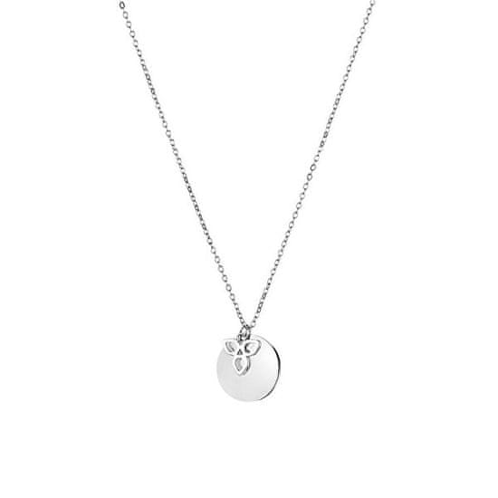 Tamaris Očarljiva jeklena ogrlica TJ-0019-N-45 (verižica, obeski)