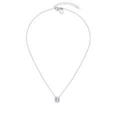 Tamaris Elegantna jeklena ogrlica s cirkonom TJ-0062-N-45