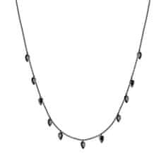 Tamaris Domiselna črna ogrlica s cirkoni TJ-0076-N-45