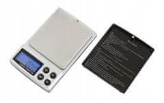XLtools Precizna mini LCD elektronska tehtnica od 0,01 g – osvetljena