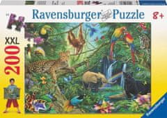 Ravensburger Puzzle Živali v džungli XXL 200 kosov