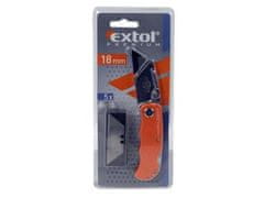 Extol Premium Nož za zapiranje Extol Premium (8855000) z zamenljivim rezilom, 18 mm, 5 rezervnih rezil
