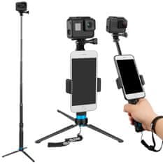 TELESIN Selfie palica in stojalo za športno kamero in telefon ODPRTA EMBALAŽA