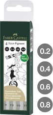 Faber-Castell Flomastri Ecco Pigment set 4