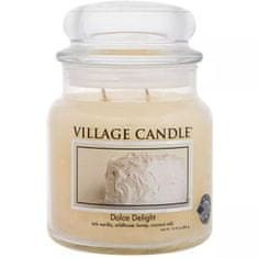Village Candle Dišeča sveča v kozarcu Velvet Delight (Dolce Delight) 389 g