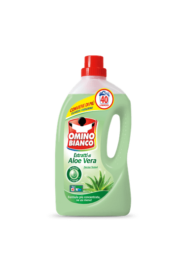 Omino Bianco Aloe Vera tekoči detergent, 2 l/40 pranj