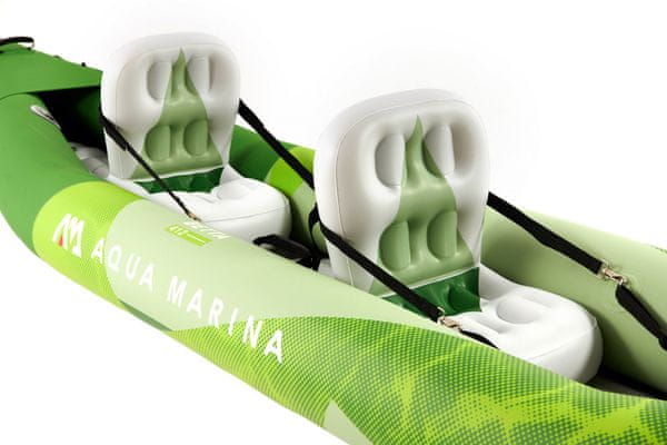  Aqua Marina Betta-412 Recreational Kayak, z veslom, napihljiv, 2 osebi, 13.6x31