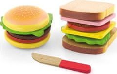 Viga Leseni hamburger in sendvič