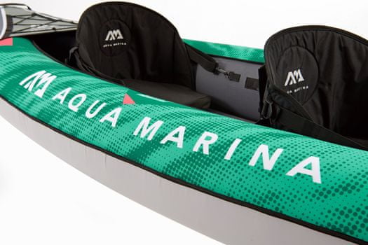  Aqua Marina Laxo-320 Recreational Kayak, z 2 vesloma, napihljiv, 2 osebi, 10.6x35