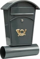 Greatstore Letterbox480X280X80Mm Grafit