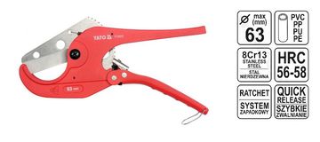 YATO Rezalnik PVC cevi do 63 mm 22312
