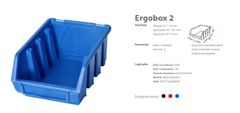 Patrol Ergobox 2 Blue, 116 X 161 X 75 mm