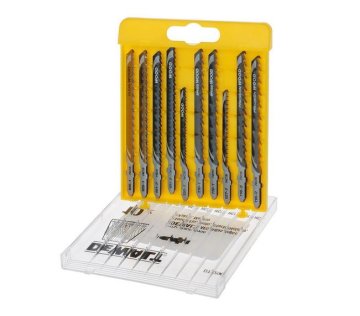 shumee DEWALT SET LISTOV ZA VBODNO ŽAGO 10 kos. ZA LES